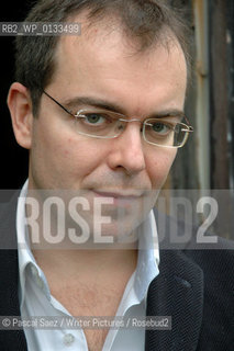 Spanish writer Javier Sierra, author of The Lady in Blue, and The Secret Supper  at the Vancouver International Writers and Readers Festival...Copyright©Pascal Saez/Writer Pictures/Rosebud2