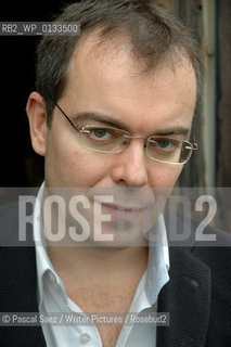 Spanish writer Javier Sierra, author of The Lady in Blue, and The Secret Supper  at the Vancouver International Writers and Readers Festival...Copyright©Pascal Saez/Writer Pictures/Rosebud2