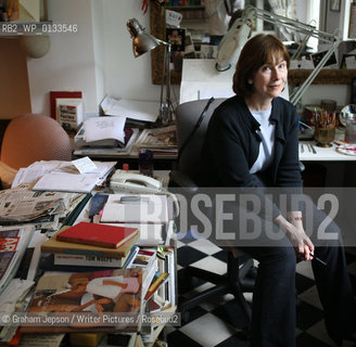 Posy Simmonds graphic novelist in her North London home studio..copyright©Graham Jepson/Writer Pictures/Rosebud2