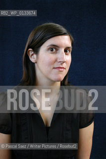 American writer Curtis Sittenfeld, author of Prep and The Man Of My Dreams at the Edinburgh International Book Festival...Copyright©Pascal Saez/Writer Pictures/Rosebud2