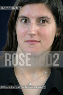 American writer Curtis Sittenfeld, author of Prep and The Man Of My Dreams at the Edinburgh International Book Festival...Copyright©Pascal Saez/Writer Pictures/Rosebud2