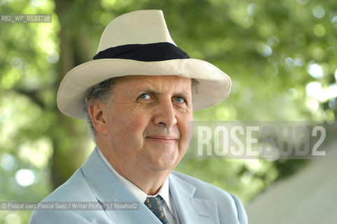 Internationally acclaimed Scottish writer Alexander McCall Smith (author of the No 1 Ladies detective agency) at the Edinburgh International Book Festival 2003...McCall Smith has also been for a long time professor of medical law at the University of Edinburgh, and advisor to the UNESCO and the British Government on bioethics.)..Copyright©Pascal saez.Pascal Saez/Writer Pictures/Rosebud2