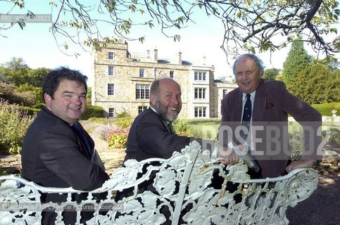 Lennoxlove House in East Lothian  is to host a winter book festival. Author Alexander McCall Smith with Director of Lennoxlove Book Festival ..copyright©Neil Hanna/TSPL/Writer Pictures/Rosebud2
