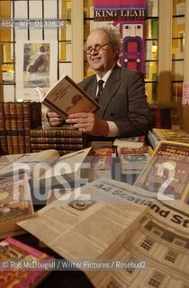 Alexander McCall Smith, Patron of the Christian Aid Book Fair for 2004..Sandy was signing copies of his books and also wrote an inscription on the first installment of 44 Scotland Street, his Scotsman Serial..Copyright©Rob McDougall/Writer Pictures/Rosebud2