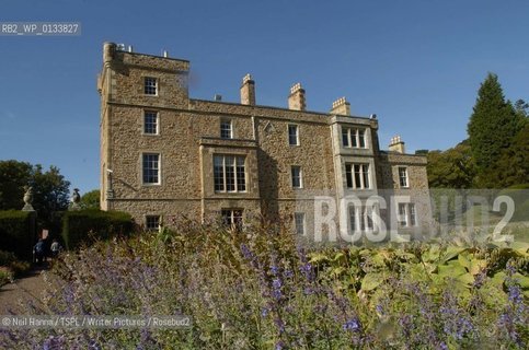 Lennoxlove House in East Lothian  is to host a winter book festival. Author Alexander McCall Smith with Director of Lennoxlove Book Festival ..copyright©Neil Hanna/TSPL/Writer Pictures/Rosebud2