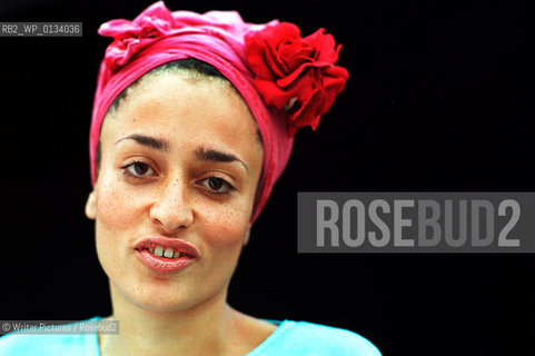 Zadie Smith  author of White Teeth  pic Geraint Lewis
©Writer Pictures/Rosebud2