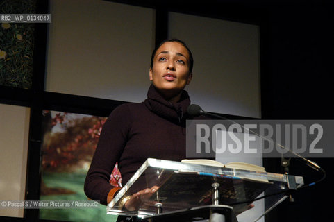  28 August 2005-Edinburgh, UK- British superstar writer Zadie Smith, author of White Teeth and On Beauty..at the Edinburgh International Book Festival..Copyright©Pascal S/Writer Pictures/Rosebud2