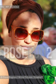 Zadie Smith - Capri - July 2008..copyright©Steve Bisgrove/Writer Pictures/Rosebud2