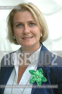 Spanish writer Almudena Solana, author of The Curriculum Vitae of Aurora Ortiz at the Edinburgh International Book Festival 2005..Copyright©Pascal Saez.Pascal Saez/Writer Pictures/Rosebud2