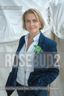Spanish writer Almudena Solana, author of The Curriculum Vitae of Aurora Ortiz at the Edinburgh International Book Festival 2005..Copyright©Pascal Saez.Pascal Saez/Writer Pictures/Rosebud2