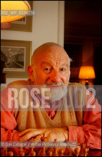 Richard Sonnenfeldt at home January 02, 2003 who served indictment papers to Adolph Hitlers second in command Rudolph Hess and others for war crimes at the Nuremburg trials in 1945..copyright©Dan Callister/Writer Pictures/Rosebud2