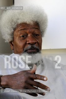 Wole Soyinka the Nobel Laureate from Nigeria..copyright©Stuart Clarke/Writer Pictures/Rosebud2