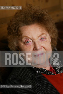 Muriel Spark author at the Edinburgh Book Festival 2004. CREDIT Geraint Lewis
©Writer Pictures/Rosebud2