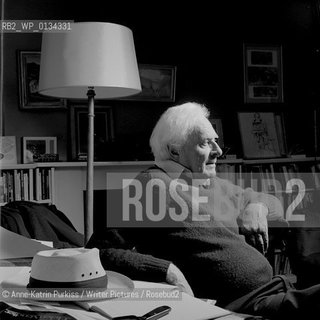 Sir Stephen Spender CBE, (February 28, 1909, London – July 16, 1995) was an English poet, novelist and essayist..Copyright©Anne-Katrin Purkiss/Writer Pictures/Rosebud2