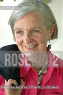 British writer Hilary Spurling, winner of the Whitbread Book of the Year award 2005 for her biography Matisse the Master..Copyright©Pascal Saez.Pascal Saez/Writer Pictures/Rosebud2