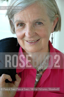 British writer Hilary Spurling, winner of the Whitbread Book of the Year award 2005 for her biography Matisse the Master..Copyright©Pascal Saez.Pascal Saez/Writer Pictures/Rosebud2