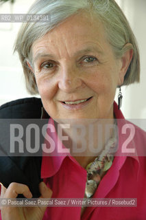 Writer Hilary Spurling, winner of the Whitbread 2005 with Matisse the Master, at the Edinburgh International Book Festival 2005..Copyright©Pascal Saez.Pascal Saez/Writer Pictures/Rosebud2