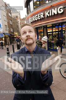 Morgan Spurlock, writer and director of supersize me ..copyright©Nick Cunard/Writer Pictures/Rosebud2