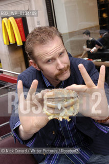 Morgan Spurlock, writer and director of supersize me ..copyright©Nick Cunard/Writer Pictures/Rosebud2