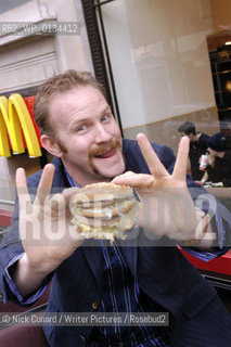 Morgan Spurlock, writer and director of supersize me ..copyright©Nick Cunard/Writer Pictures/Rosebud2