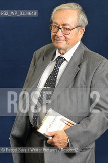George Steiner at The Edinburgh International Book Festival 2008..Copyright©Pascal Saez/Writer Pictures/Rosebud2