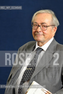 George Steiner at The Edinburgh International Book Festival 2008..Copyright©Pascal Saez/Writer Pictures/Rosebud2