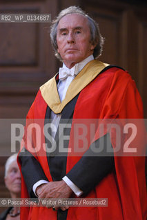 British former Formula 1 champion, sports commentator and author Sir Jackie Stewart in Edinburgh, after receiving an honorary degree from the University of Edinburgh...Copyright©Pascal Saez/Writer Pictures/Rosebud2