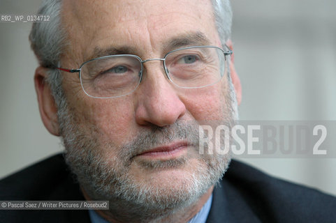 American former vice-president of the World Bank, Nobel Prize-winning economist and writer Joseph E Stiglitz at the Edinburgh International Book Festival. ..Copyright©Pascal Saez/Writer Pictures/Rosebud2