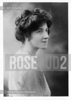Marie Stopes, author and pioneer in birth control..©../Writer Pictures/Rosebud2