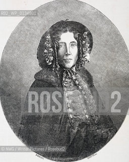 Harriet Elizabeth Beecher Stow (1811-96).American Novelist famously wrote Uncle Toms Cabin.Copyright©NMG/Writer Pictures/Rosebud2