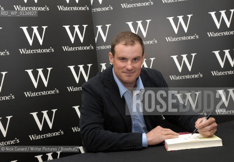Fresh from captaining his team to Ashes glory, England cricket captain Andrew Strauss is pictured signing copies of his autobiography Testing Times: On and Off the Field at Waterstones , Leadenhall Market. ..copyright©Nick Cunard/Writer Pictures/Rosebud2