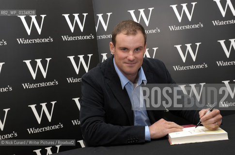 Fresh from captaining his team to Ashes glory, England cricket captain Andrew Strauss is pictured signing copies of his autobiography Testing Times: On and Off the Field at Waterstones , Leadenhall Market. ..copyright©Nick Cunard/Writer Pictures/Rosebud2