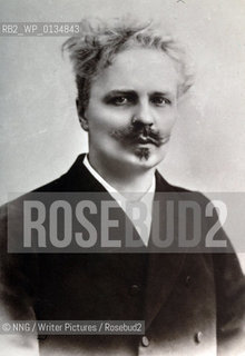 August Strindberg (1849-1912).Swedish playwright..Copyright©NNG/Writer Pictures/Rosebud2