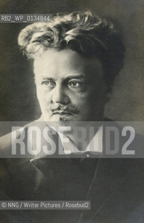 August Strindberg (1849-1912).Swedish playwright..Copyright©NNG/Writer Pictures/Rosebud2