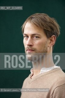 Tristram Stuart, English Hotorian and writer about the enviroment and the waste of food in the West at The Edinburgh International Book Festival 2009..copyright©Geraint Lewis/Writer Pictures/Rosebud2