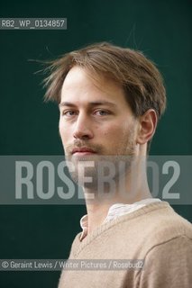 Tristram Stuart, English Hotorian and writer about the enviroment and the waste of food in the West at The Edinburgh International Book Festival 2009..copyright©Geraint Lewis/Writer Pictures/Rosebud2