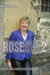 Julie Summers ,author and historian at the Oxford Literary Festival at Christchurch College Oxford. The writer of Stranger in the House,Womens Stories of Men Returning from the War...copyright©Geraint Lewis/Writer Pictures/Rosebud2