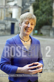 Julie Summers ,author and historian at the Oxford Literary Festival at Christchurch College Oxford. The writer of Stranger in the House,Womens Stories of Men Returning from the War...copyright©Geraint Lewis/Writer Pictures/Rosebud2