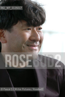 24 August 2005-Edinburgh, UK-Japanese horror writer Koji Suzuki, author of the novels  Spiral and Ring, which inspired a successful japanese movie, recently remade by Hollywood..At the Edinburgh International Book Festival..Copyright©Pascal S/Writer Pictures/Rosebud2