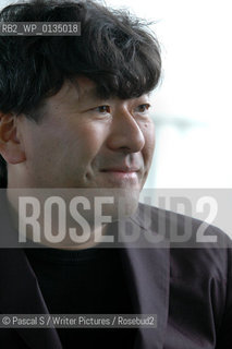 24 August 2005-Edinburgh, UK-Japanese horror writer Koji Suzuki, author of the novels  Spiral and Ring, which inspired a successful japanese movie, recently remade by Hollywood..At the Edinburgh International Book Festival..Copyright©Pascal S/Writer Pictures/Rosebud2