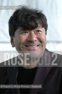 24 August 2005-Edinburgh, UK-Japanese horror writer Koji Suzuki, author of the novels  Spiral and Ring, which inspired a successful japanese movie, recently remade by Hollywood..At the Edinburgh International Book Festival..Copyright©Pascal S/Writer Pictures/Rosebud2