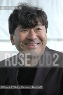 24 August 2005-Edinburgh, UK-Japanese horror writer Koji Suzuki, author of the novels  Spiral and Ring, which inspired a successful japanese movie, recently remade by Hollywood..At the Edinburgh International Book Festival..Copyright©Pascal S/Writer Pictures/Rosebud2