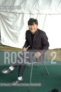 24 August 2005-Edinburgh, UK-Japanese horror writer Koji Suzuki, author of the novels  Spiral and Ring, which inspired a successful japanese movie, recently remade by Hollywood..At the Edinburgh International Book Festival..Copyright©Pascal S/Writer Pictures/Rosebud2