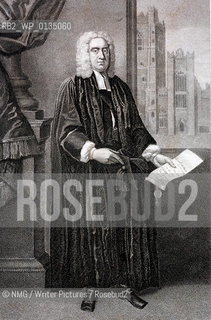 Jonathan Swift (1667-1745).Anglo-Irish priest, poet, satirist and essayist. Wrote Gullivers Travels. ..copyright©NMG/Writer Pictures/Rosebud2