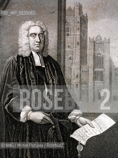 Jonathan Swift (1667-1745).Anglo-Irish priest, poet, satirist and essayist. Wrote Gullivers Travels. ..copyright©NMG/Writer Pictures/Rosebud2