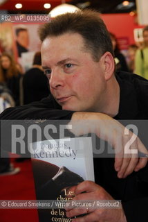 Image ID:  .Douglas Kennedy.Paris Bookfair 2007 .Writer of Les Charmes discrets de la vie conjugale..Copyright©Edouard Smekens/Writer Pictures/Rosebud2