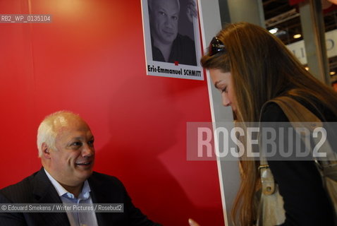 Image ID:  .Eric-Emmanuel Schmitt.Paris Bookfair 2007 .Writer of Lorsque jetais une oeuvre dart..Copyright©Edouard Smekens/Writer Pictures/Rosebud2