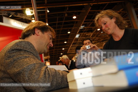 Image ID:  .Didier van Cauwelaert.Paris Bookfair 2007 .Writer of Cloner le Christ..Copyright©Edouard Smekens/Writer Pictures/Rosebud2
