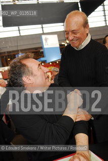 Image ID:  .François Bayrou, UDF President (LUnion pour la démocratie française).Paris Bookfair 2007 .Writer of Projet despoir..Copyright©Edouard Smekens/Writer Pictures/Rosebud2