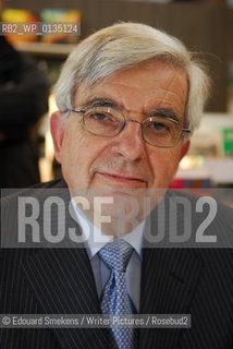 Image ID:  .Jean-Pierre Chevenement, .Paris Bookfair 2007 .Writer of La faute à M.Monnet.Union pour un Mouvement Populaire (UMP)..Copyright©Edouard Smekens/Writer Pictures/Rosebud2